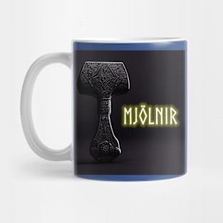 Mighty Mjolnir Thor Hammer Norse Mug